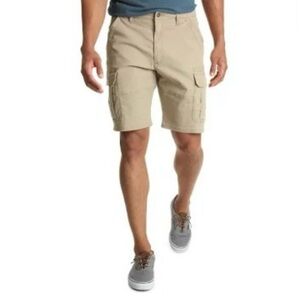 The North Face Men’s Tribe Standard Cargo Shorts Tan Cotton Blend Size 34R